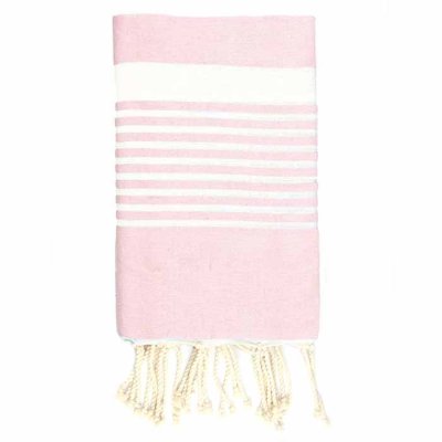 Hamam-towel Stripe light pink